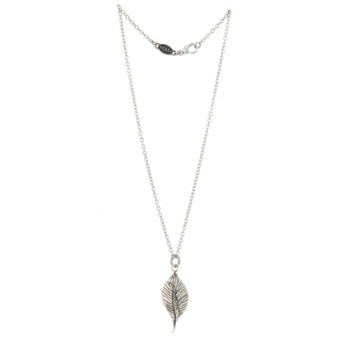 Collana Ciondolo argento Foglia SUALI' BM2389/45 Naturalis | Gioiellitosti.it